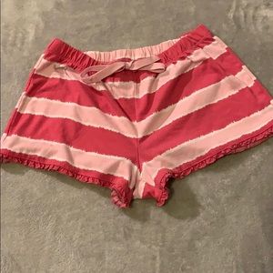 pink justice pajama shorts